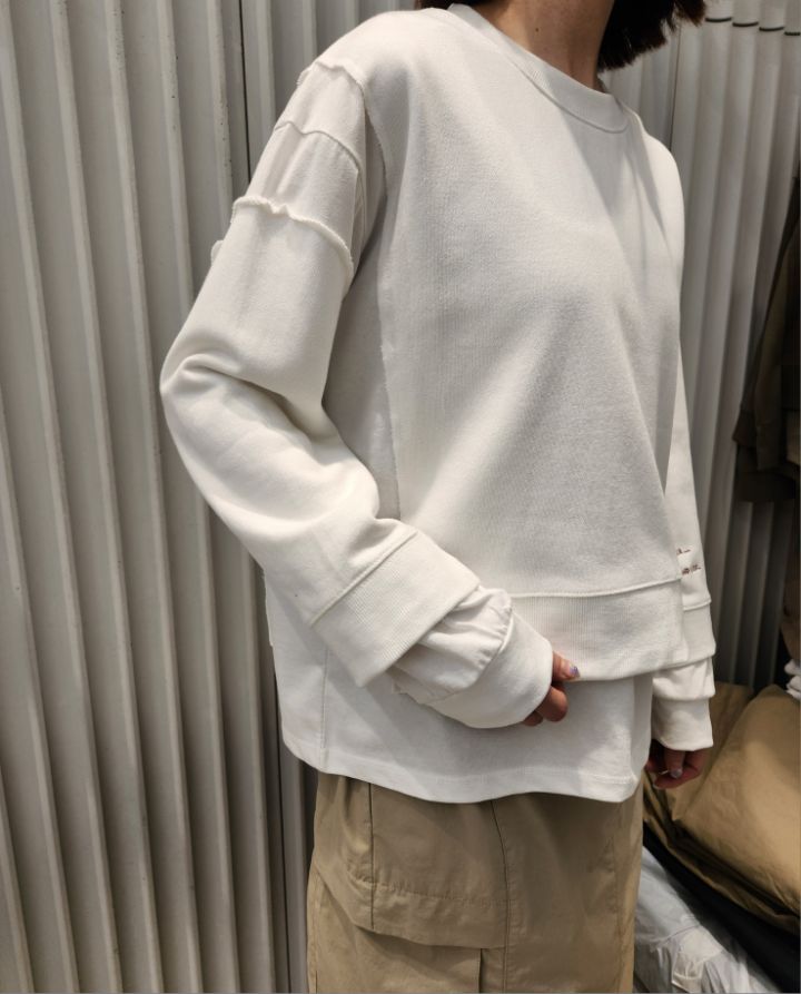 NCODE韓國直郵東大門代購女裝新品24秋冬真品休閑衛衣刺繡NCODE衛衣