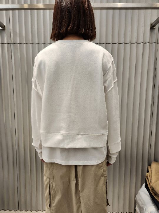 NCODE韓國直郵東大門代購女裝新品24秋冬真品休閑衛衣刺繡NCODE衛衣