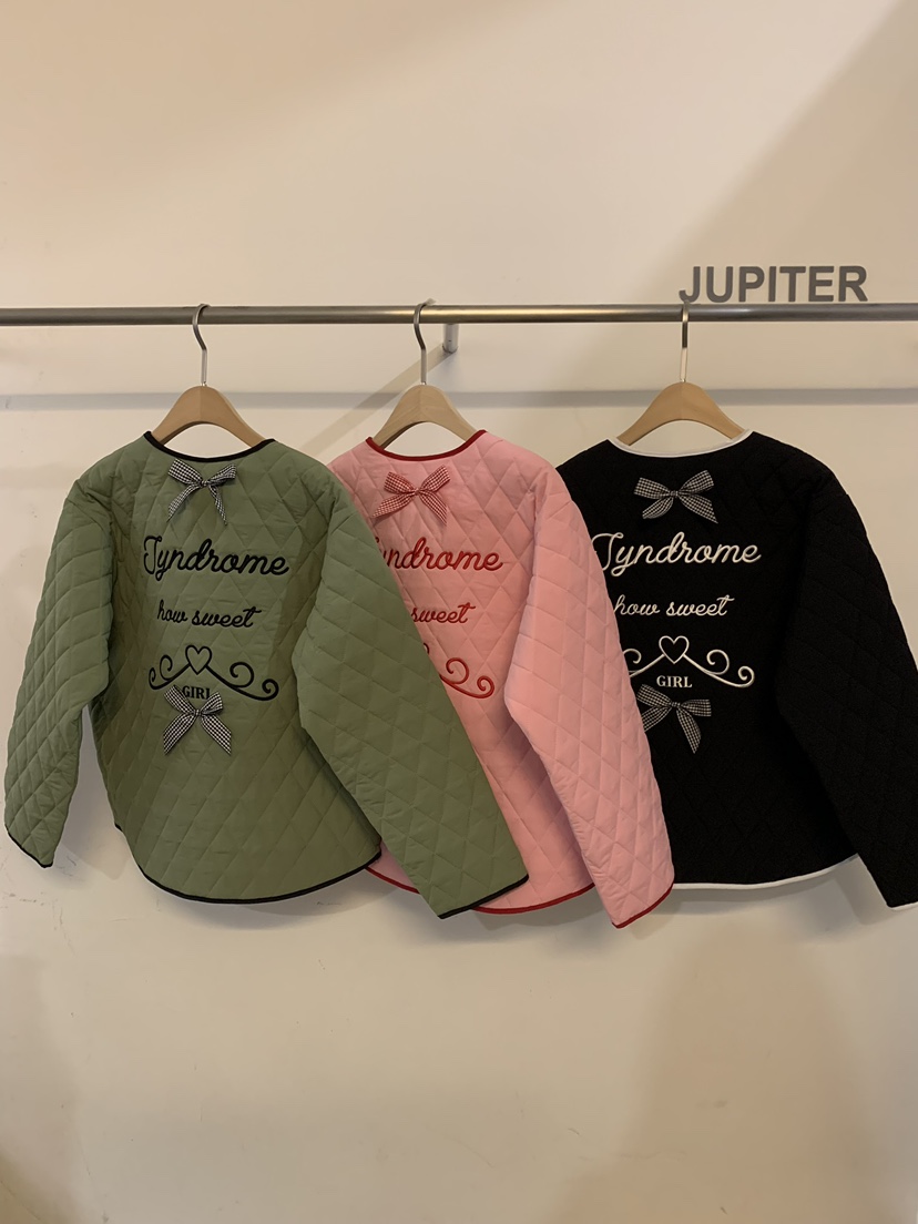 JUPITER直郵韓國代購女裝新款真品熱賣24秋冬休閑短款棉服JUPITER短款棉服