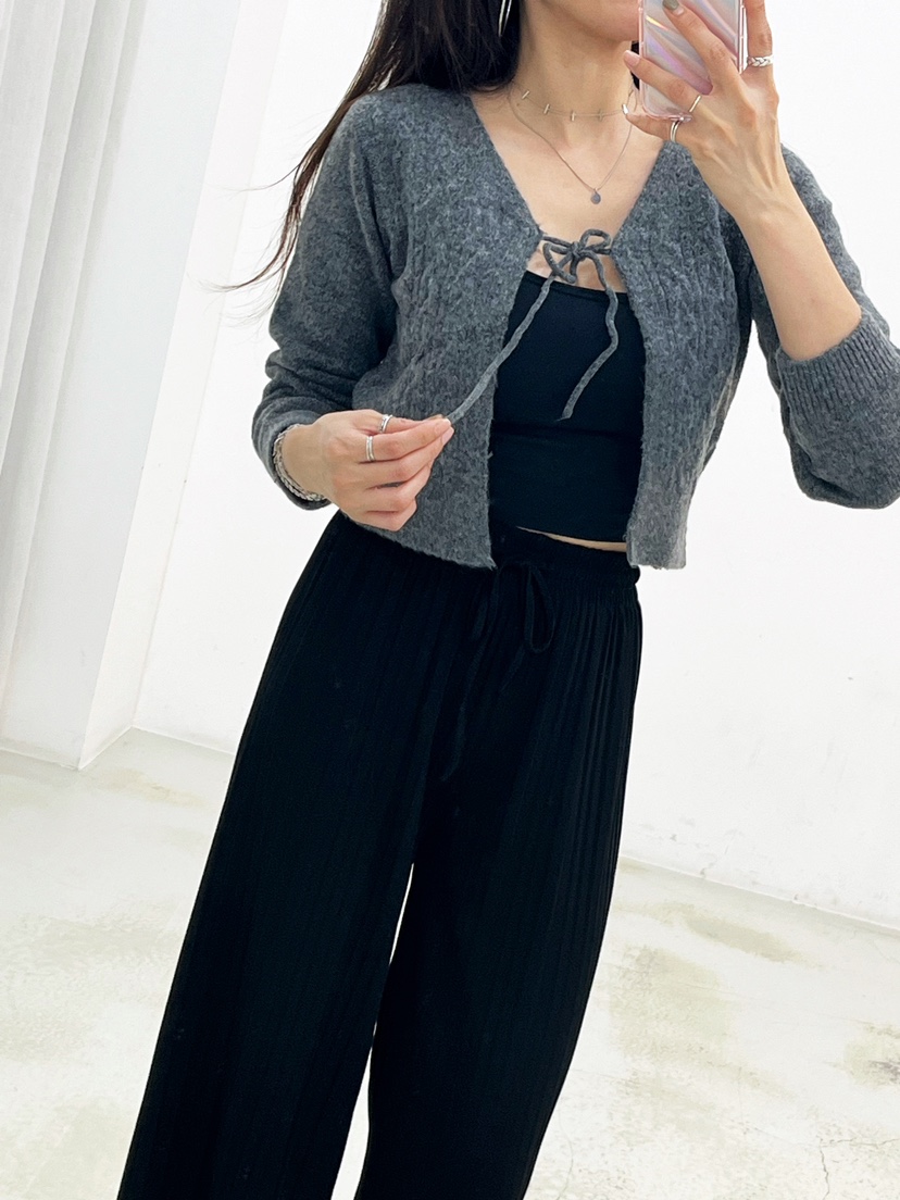 MANTHA RAY韓國直郵女裝新品職業熱賣人氣24秋冬針織衫開衫MANTHA RAY針織衫