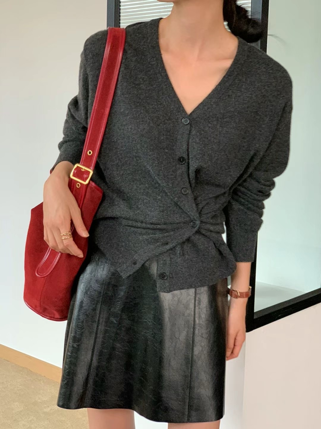 MICO韓國直郵東大門實拍女裝新款推薦24秋冬熱賣真品針織衫ALL OVER針織衫