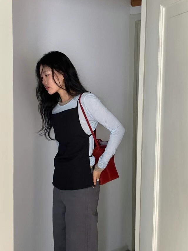 BUNNYFLOWER2韓國直郵東大門代購女裝新品人氣真品吊帶背心BUNNYFLOWER2吊帶/背心