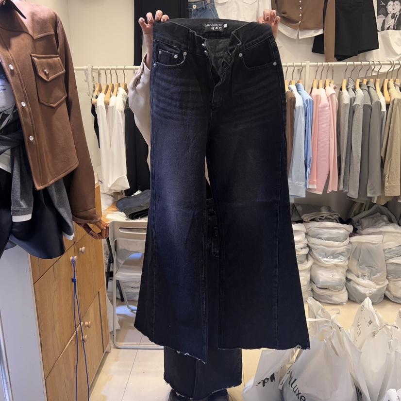 Republlc of/qc韓國直郵女裝新品職業時尚熱賣24秋冬牛仔褲Republlc of qc牛仔褲圖色2