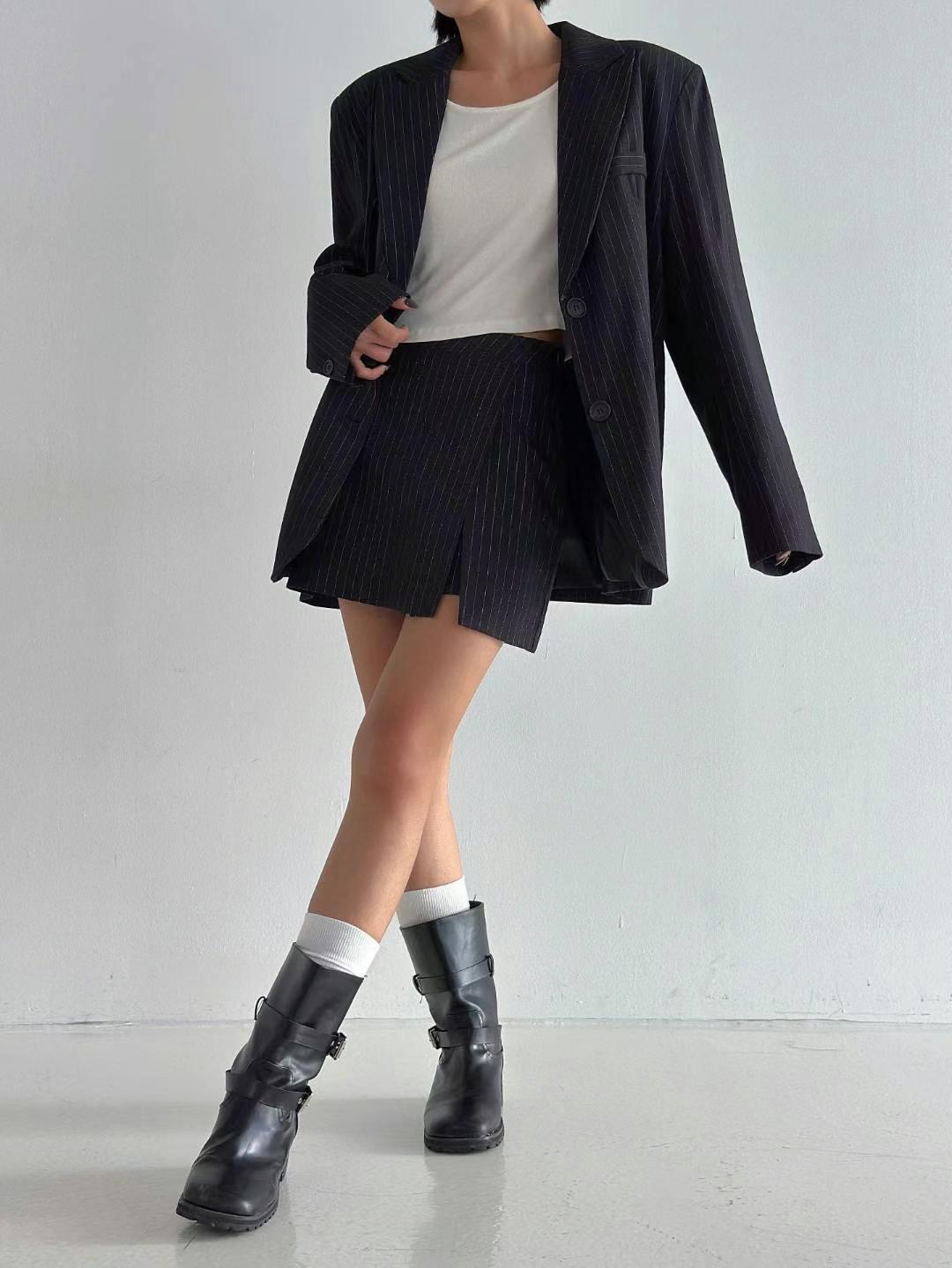 HIGHCOLOR韓國直郵女裝新品時尚職業真品休閑24秋冬推薦套裝HIGHCOLOR套裝圖色2