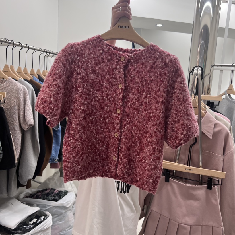 VENEFIT韓國直郵東大門實拍女裝新品熱賣24秋冬職業針織衫VENEFIT/JENNIE針織衫圖色2