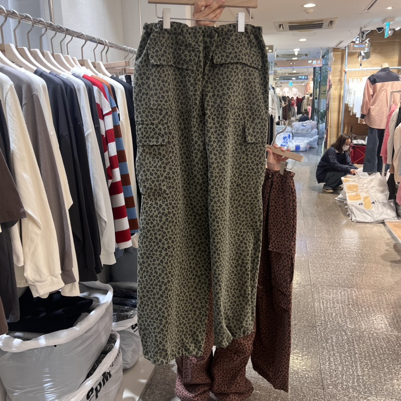 FIZZ韓國直郵東大門代購女裝新品熱賣推薦24秋冬休閑褲口袋FIZZ休閑褲