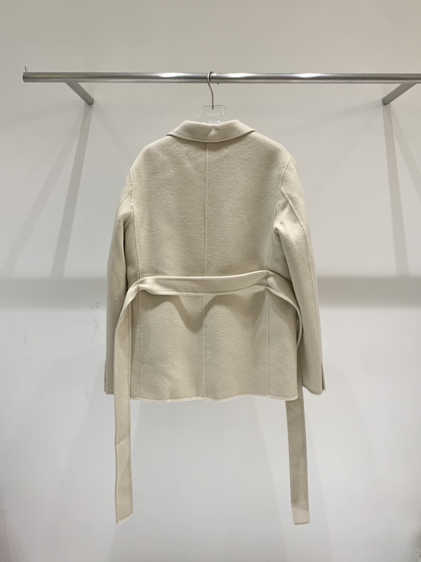 FABRIC直郵韓國代購女裝新款職業真品人氣推薦24秋冬短款大衣FABRIC短款大衣