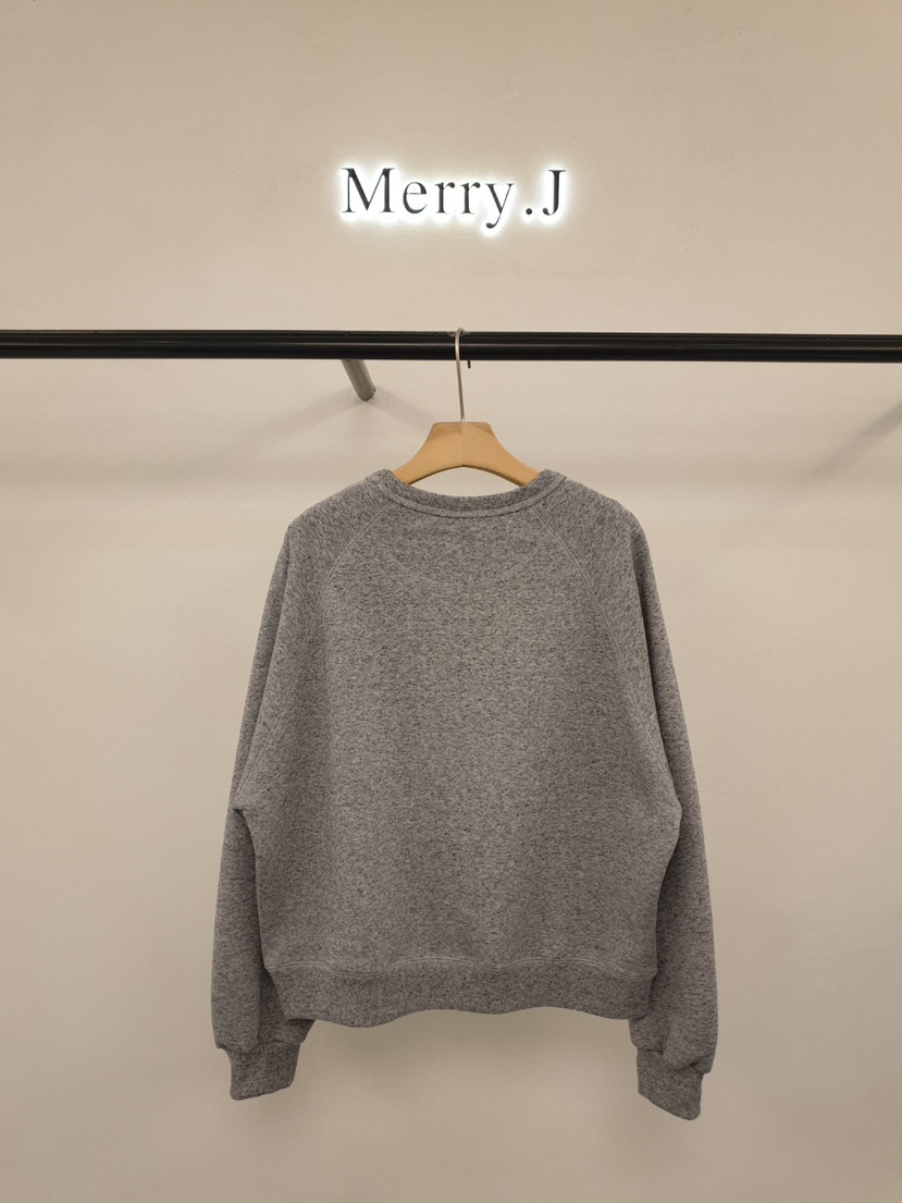 MERRY-J韓國直郵東大門實拍女裝新品熱賣24秋冬衛衣羊毛MERRY-J衛衣