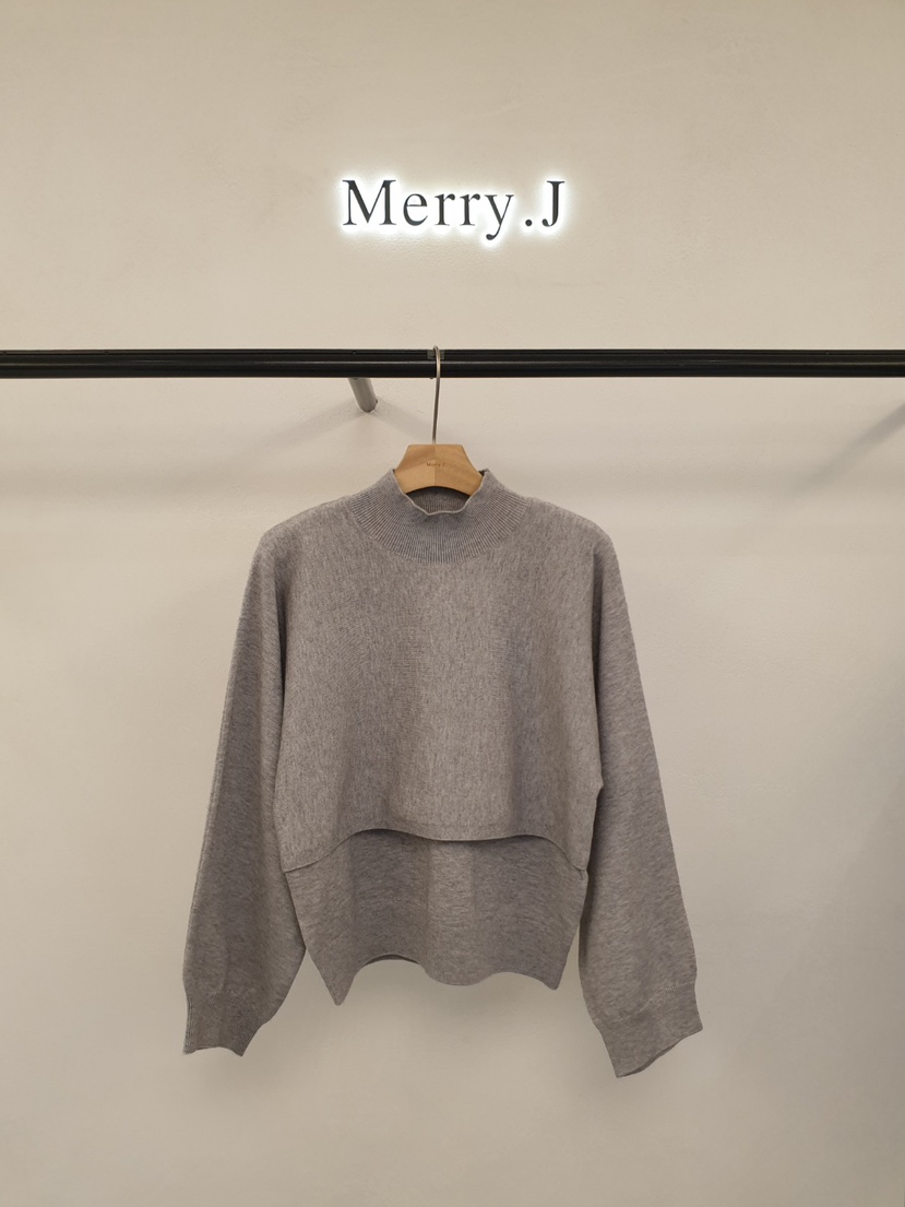 MERRY-J韓國直郵女裝新品24秋冬推薦人氣熱賣真品職業衛衣MERRY-J衛衣圖色1