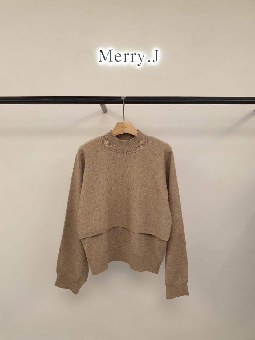 MERRY-J韓國直郵女裝新品24秋冬推薦人氣熱賣真品職業衛衣MERRY-J衛衣圖色2