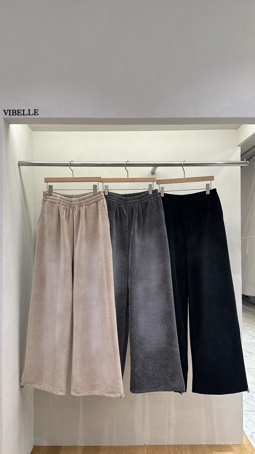 Vibelle韓國直郵女裝新款人氣職業時尚真品24秋冬休閑褲復古VIBELLE休閑褲