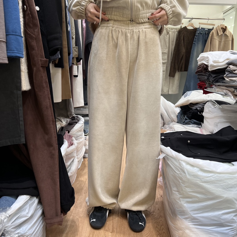 Vibelle韓國直郵女裝新款人氣職業時尚真品24秋冬休閑褲復古VIBELLE休閑褲