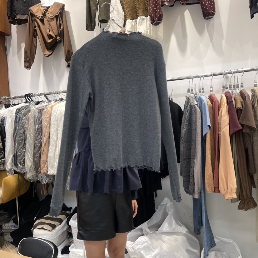 THE LENA韓國直郵女裝新品熱賣時尚真品推薦職業人氣長袖T恤NWEOL長袖T恤