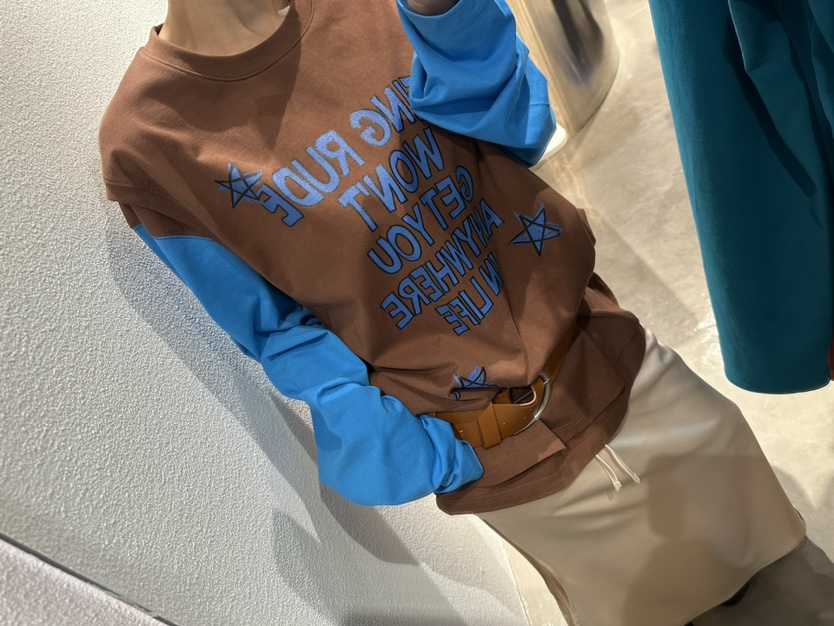 ARSERA韓國直郵東大門實拍女裝新品時尚休閑熱賣推薦長袖T恤ARSERA長袖T恤圖色3