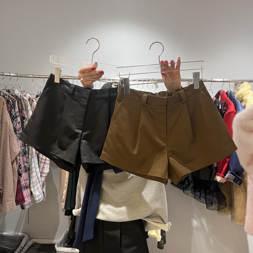 ARSERA韓國直郵女裝新品熱賣時尚推薦職業休閑真品24秋冬短褲ARSERA短褲