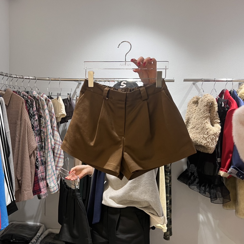 ARSERA韓國直郵女裝新品熱賣時尚推薦職業休閑真品24秋冬短褲ARSERA短褲圖色2