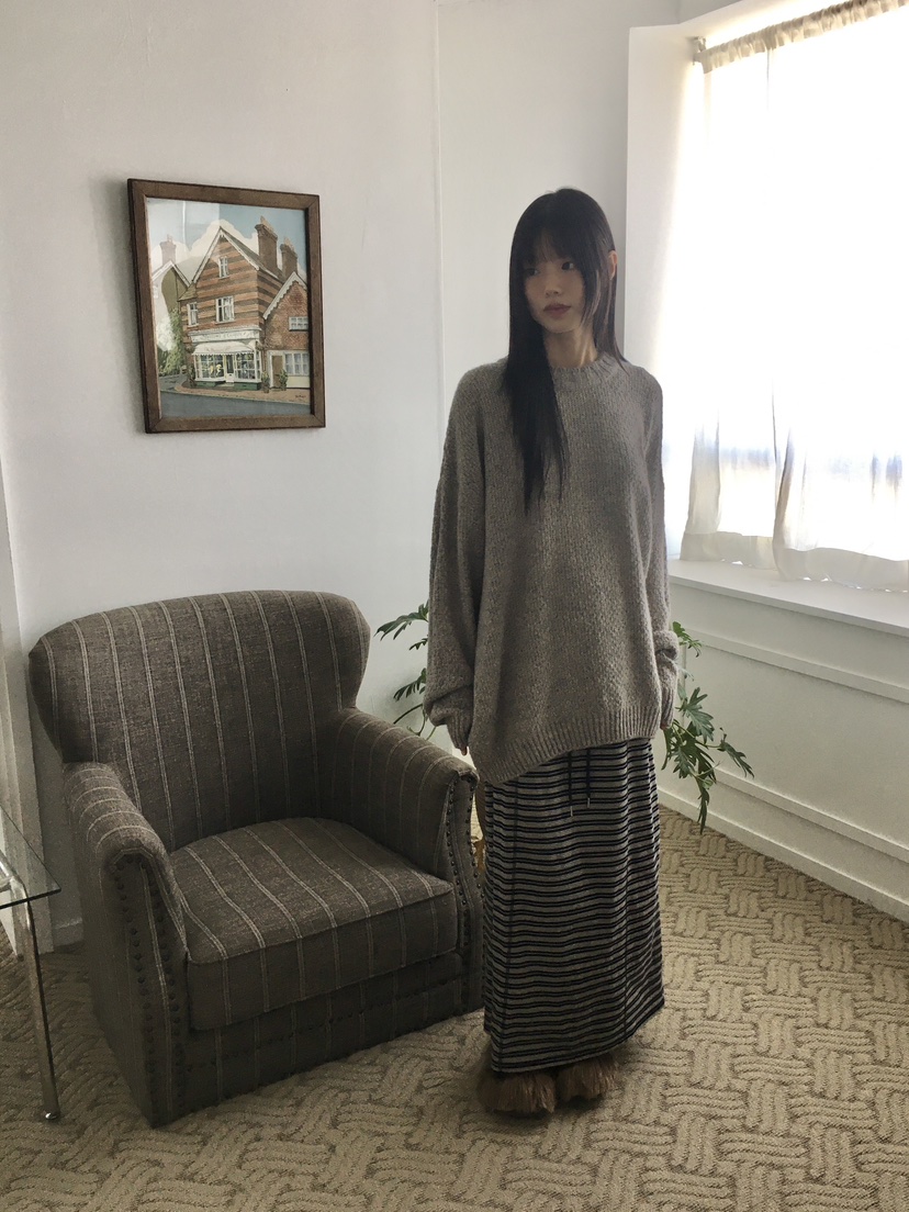 SOAPYROOM直郵韓國代購女裝新品休閑時尚熱賣24秋冬真品長裙SOAPYROOM長裙