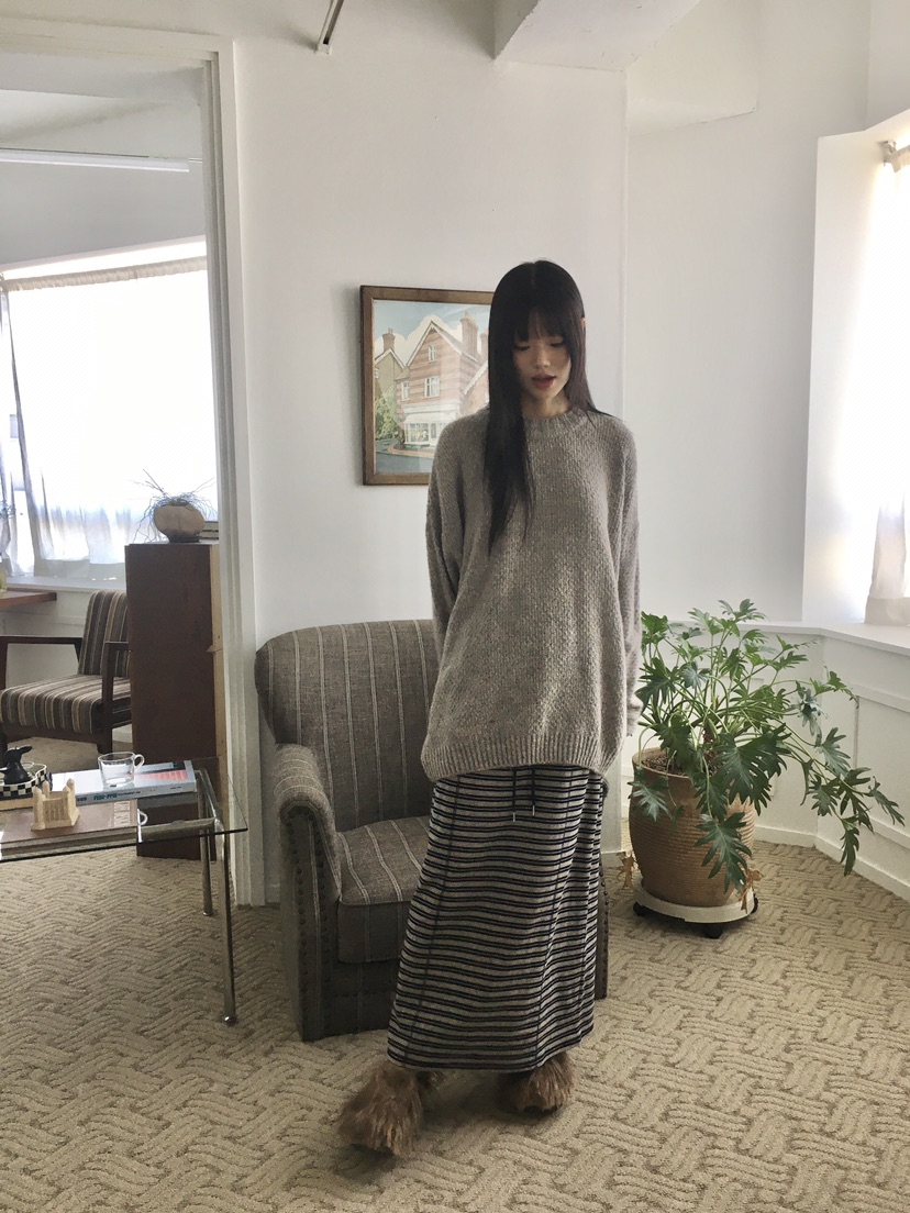 SOAPYROOM直郵韓國代購女裝新品休閑時尚熱賣24秋冬真品長裙SOAPYROOM長裙