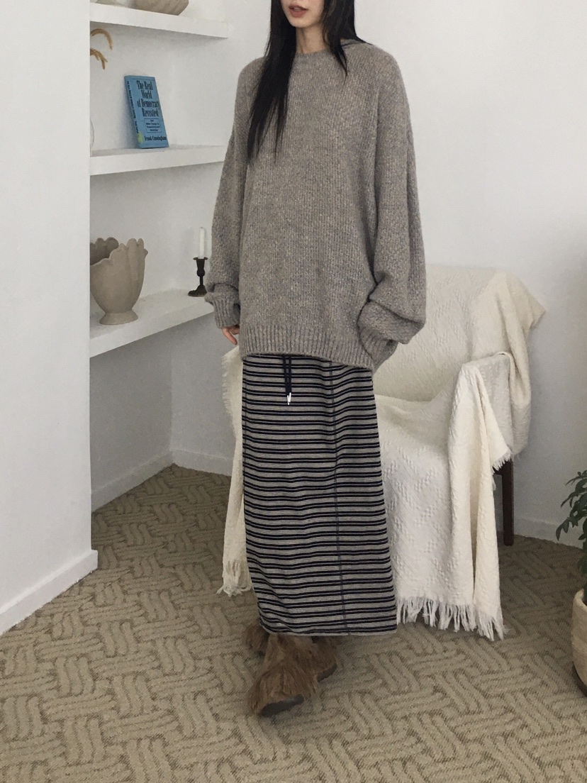 SOAPYROOM直郵韓國代購女裝新品休閑時尚熱賣24秋冬真品長裙SOAPYROOM長裙