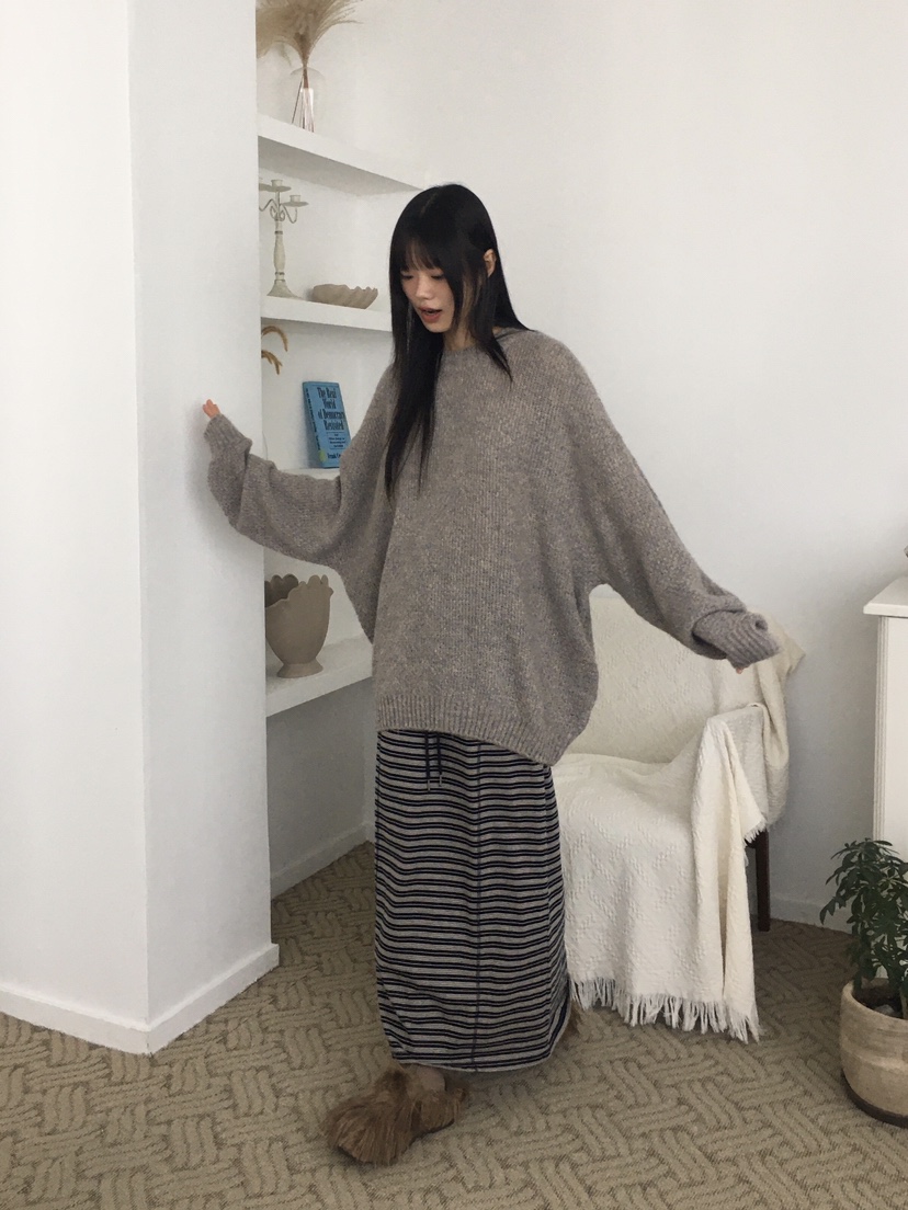 SOAPYROOM直郵韓國代購女裝新品休閑時尚熱賣24秋冬真品長裙SOAPYROOM長裙