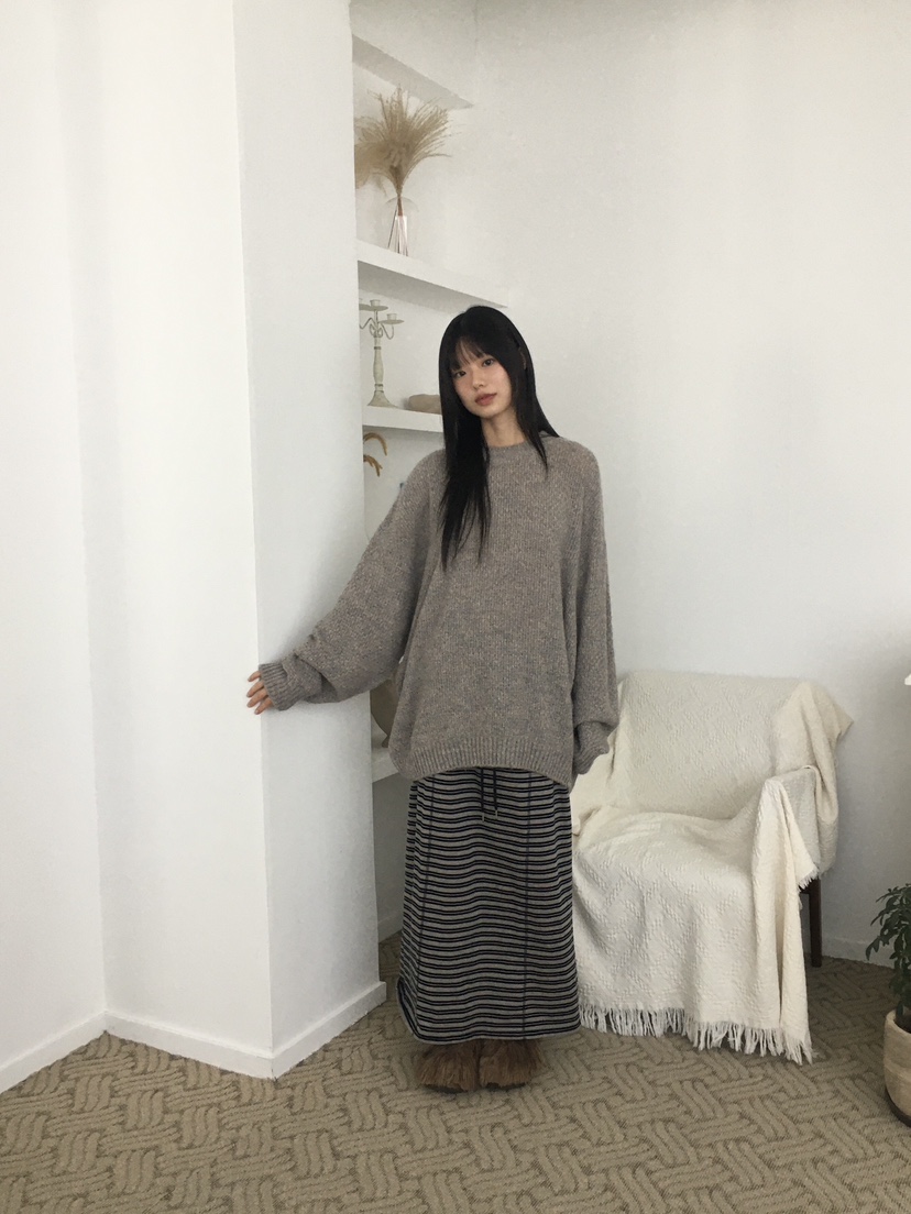 SOAPYROOM直郵韓國代購女裝新品休閑時尚熱賣24秋冬真品長裙SOAPYROOM長裙