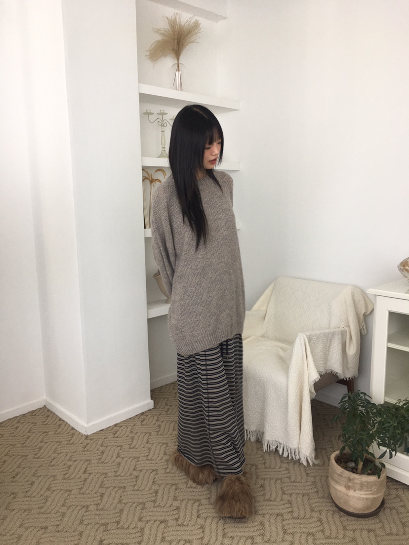 SOAPYROOM直郵韓國代購女裝新品休閑時尚熱賣24秋冬真品長裙SOAPYROOM長裙