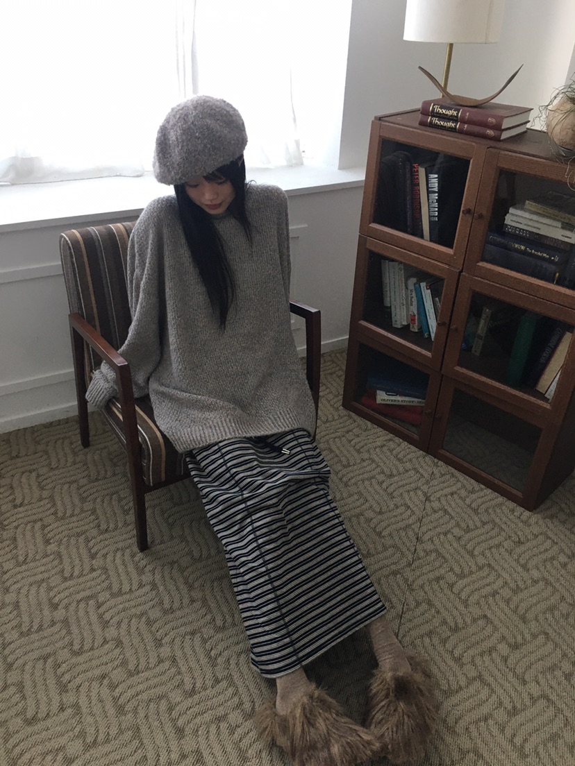 SOAPYROOM直郵韓國代購女裝新品休閑時尚熱賣24秋冬真品長裙SOAPYROOM長裙