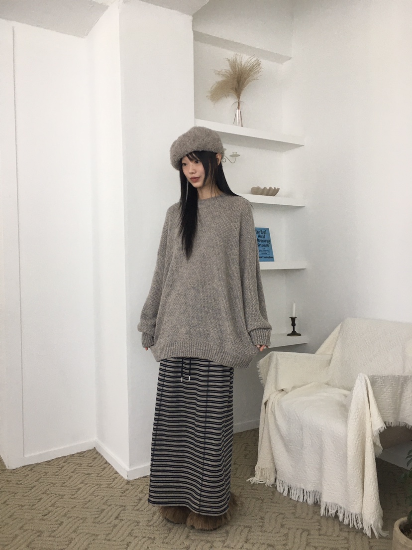 SOAPYROOM直郵韓國代購女裝新品休閑時尚熱賣24秋冬真品長裙SOAPYROOM長裙