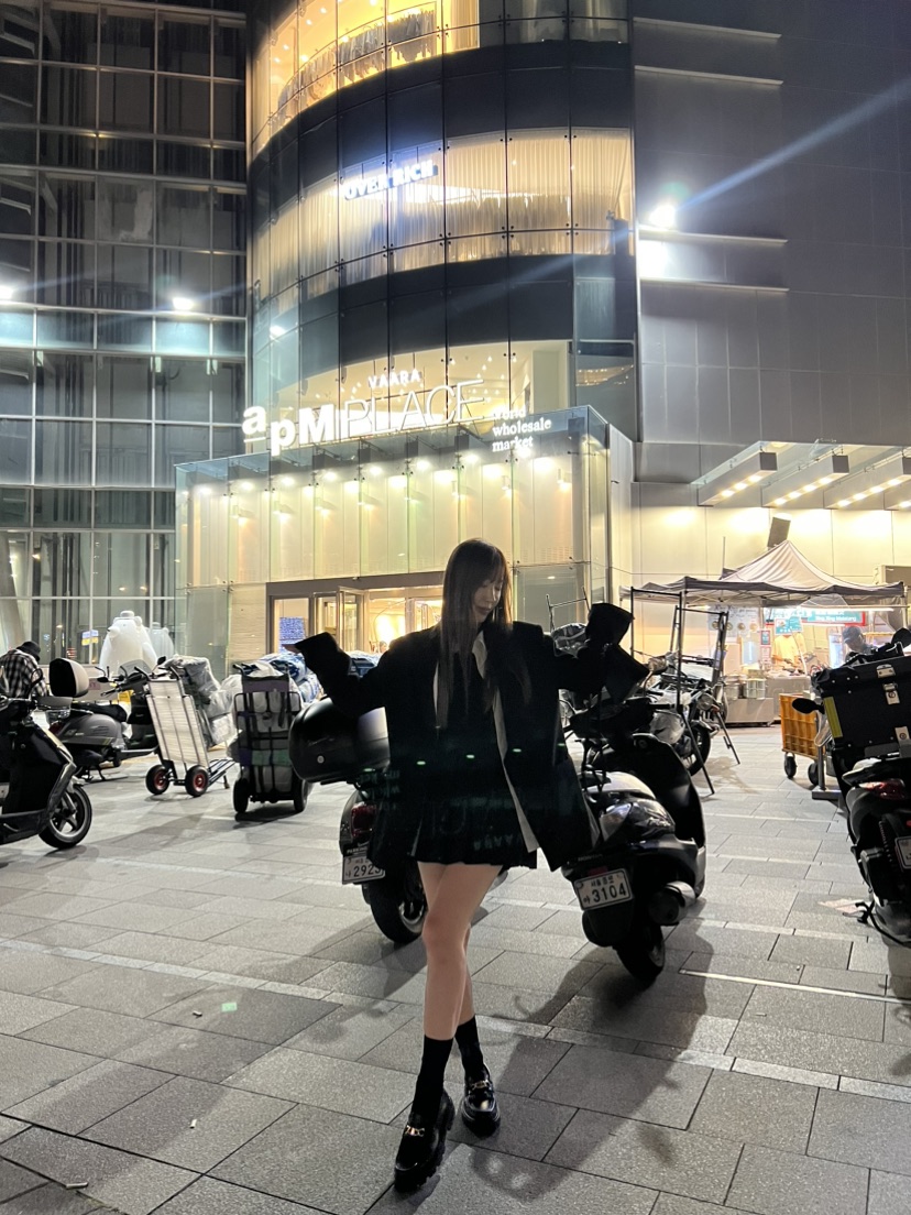 BANI BLUBH韓國直郵東大門代購女裝新款熱賣職業24秋冬短裙百褶BANI BLUSH短裙
