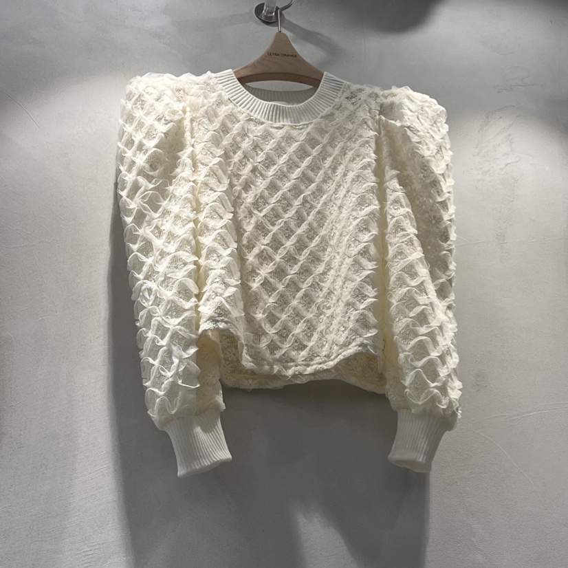 ULTRAORANGE韓國直郵女裝新款真品熱賣24秋冬人氣襯衫蕾絲衫GILT/ULTRAORANGE襯衫/蕾絲衫圖色1