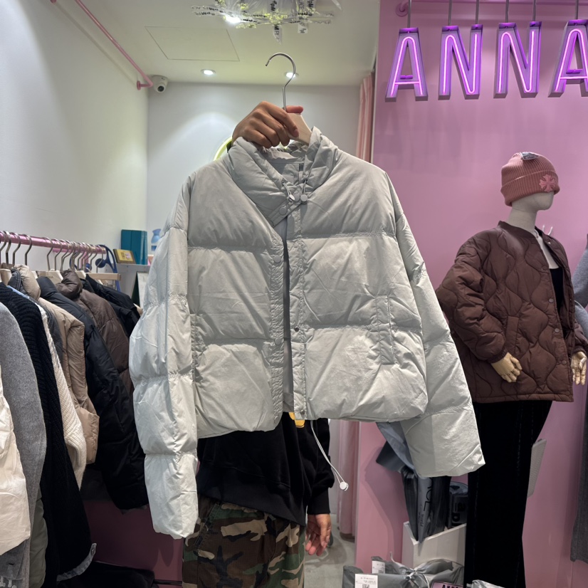 ANNA韓國直郵東大門代購女裝新款真品人氣時尚短款棉服填充ANNA短款棉服圖色3