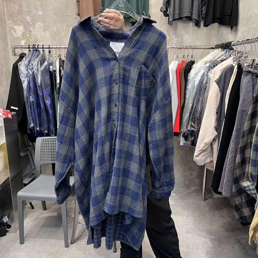 YEON韓國直郵女裝新品時尚24秋冬真品休閑熱賣襯衫蕾絲衫YEON襯衫/蕾絲衫圖色2