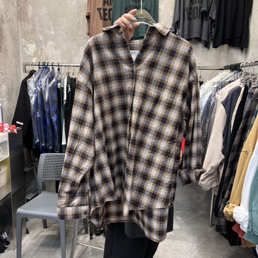 YEON韓國直郵女裝新品24秋冬真品推薦熱賣時尚襯衫蕾絲衫YEON襯衫/蕾絲衫圖色2