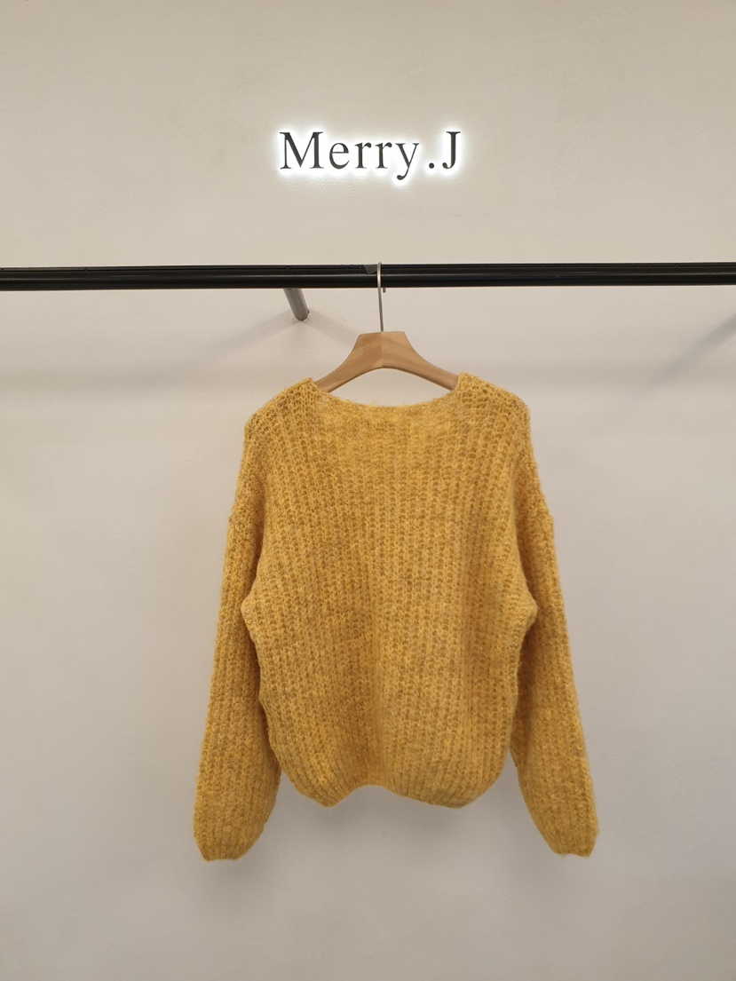 MERRY-J直郵韓國代購女裝新款24秋冬職業時尚熱賣針織衫MERRY-J針織衫