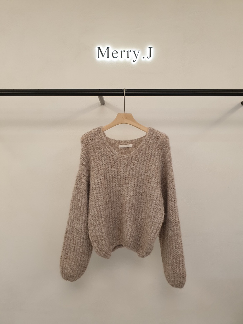 MERRY-J直郵韓國代購女裝新款24秋冬職業時尚熱賣針織衫MERRY-J針織衫圖色1