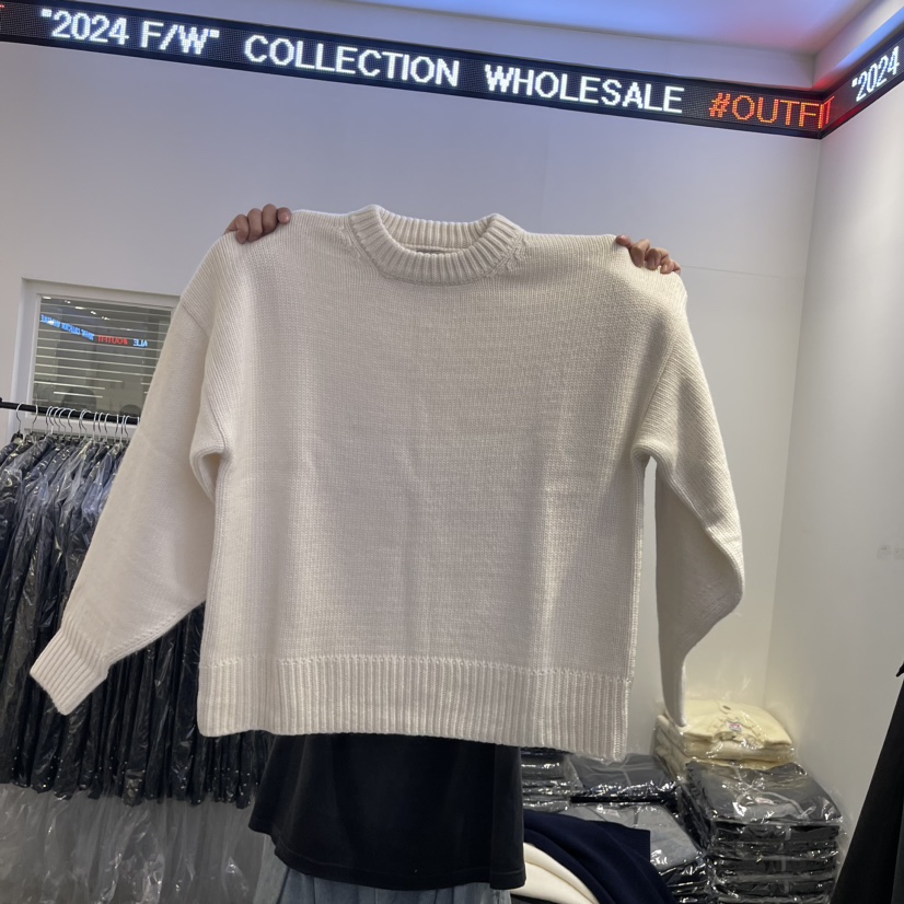 OUTFIT韓國直郵女裝新品真品推薦時尚休閑職業24秋冬針織衫OUTFIT針織衫圖色1