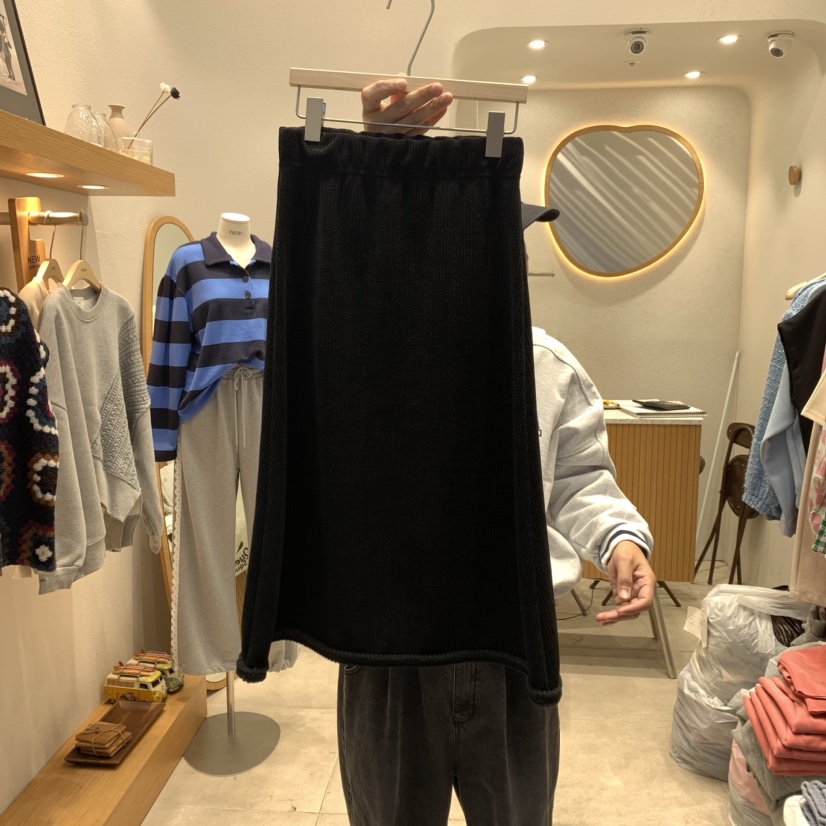 NEAR韓國直郵女裝新品休閑職業真品24秋冬人氣半身裙中短裙NEAR半身裙/中短裙