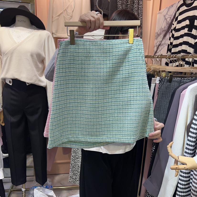 10 O CLOCK/Buttu韓國直郵女裝新品休閑真品熱賣短裙花呢10 O CLOCK/Buttu短裙圖色3
