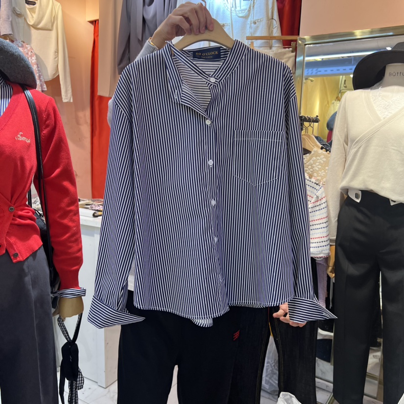 10 O CLOCK/Buttu韓國直郵東大門代購女裝新品時尚襯衫蕾絲衫10 O CLOCK/Buttu襯衫/蕾絲衫