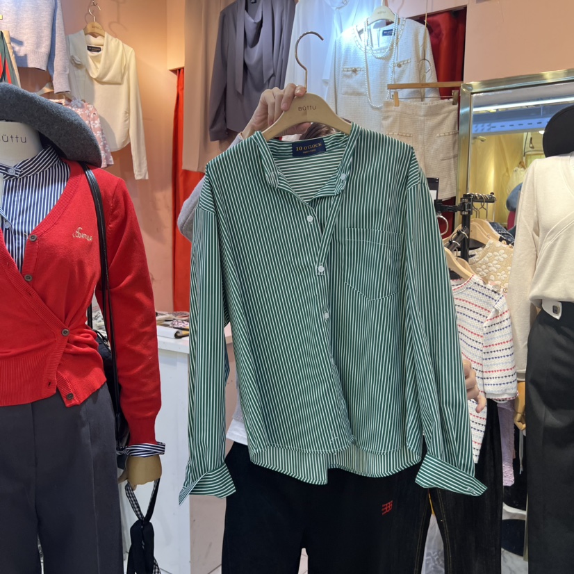 10 O CLOCK/Buttu韓國直郵東大門代購女裝新品時尚襯衫蕾絲衫10 O CLOCK/Buttu襯衫/蕾絲衫圖色2