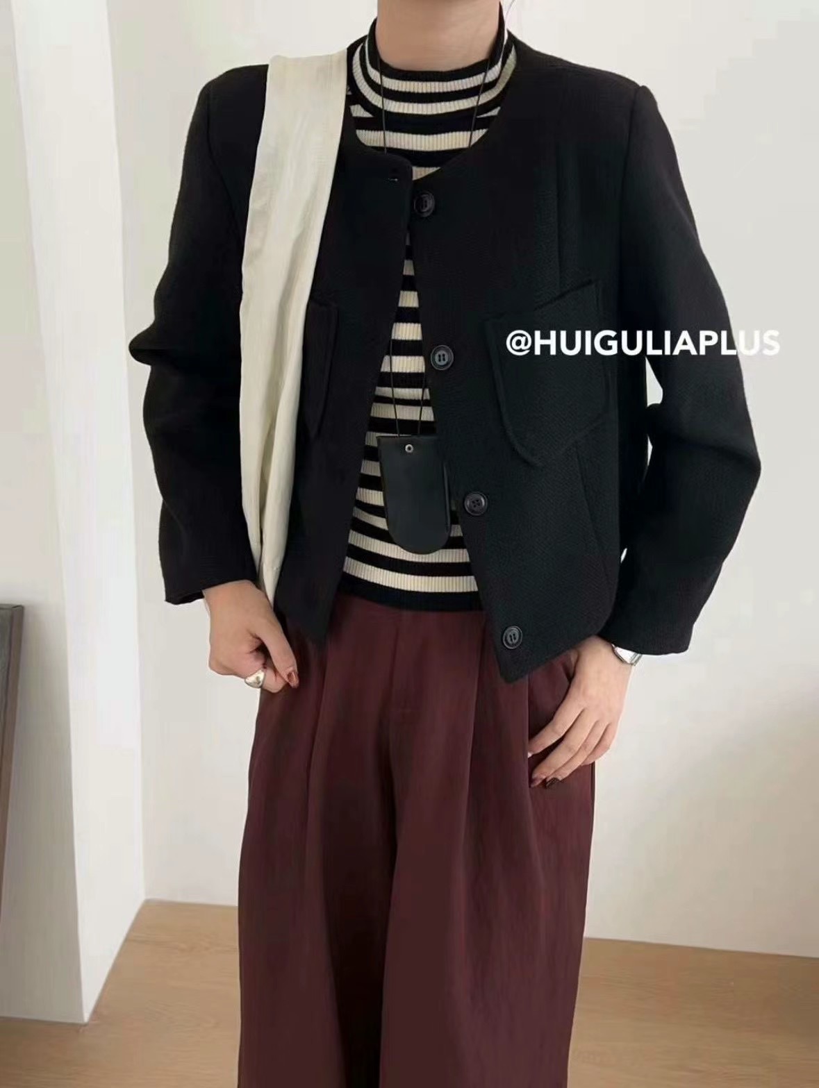 LUCKY STORE東大門直郵女裝新款休閑人氣24秋夏時尚夾克ANGE夾克圖色3
