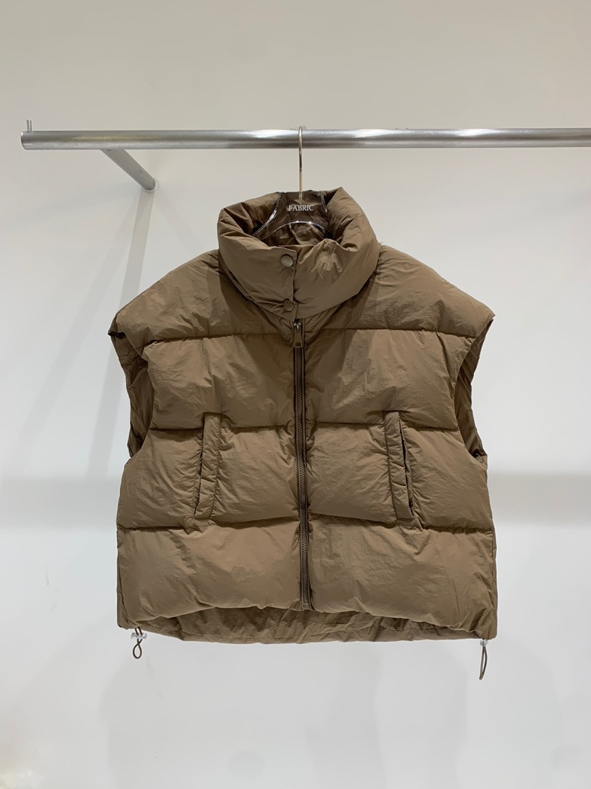 FABRIC韓國直郵東大門實拍女裝新款休閑真品人氣馬甲填充鴨絨FABRIC馬甲圖色2
