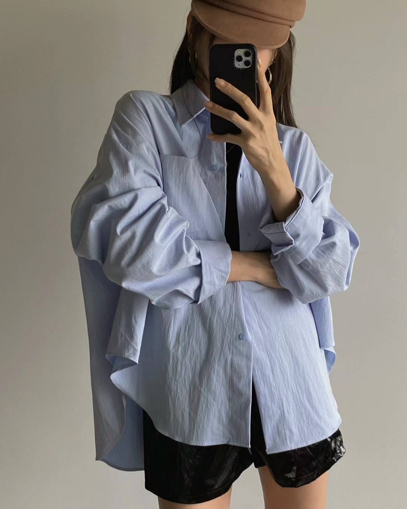 MORAN/MOSCO韓國直郵女裝新品24秋冬真品襯衫蕾絲衫口袋MORAN/MOSCO襯衫/蕾絲衫圖色2