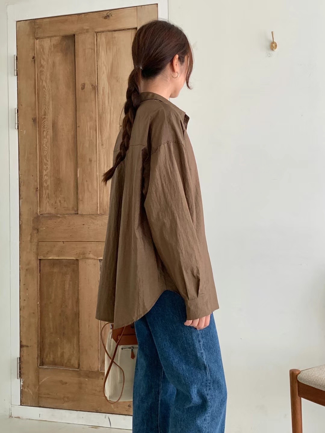 CHOCOLATE韓國直郵東大門實拍女裝新品時尚休閑人氣襯衫蕾絲衫CHOCOLATE襯衫/蕾絲衫