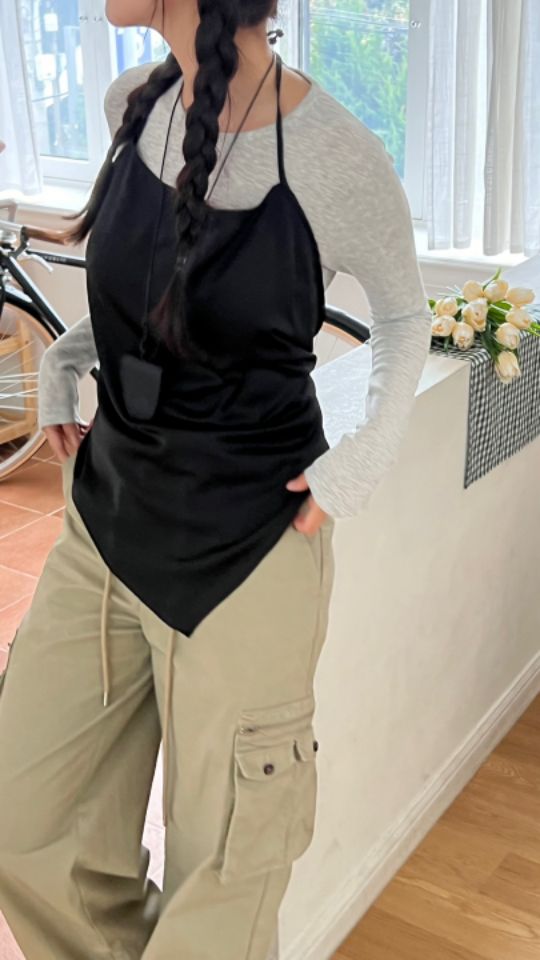 by hey/To Sewing直郵韓國代購女裝新品推薦真品長袖T恤BY HEY/TO SEWING長袖T恤