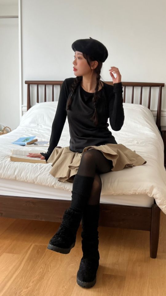 by hey/To Sewing直郵韓國代購女裝新品推薦真品長袖T恤BY HEY/TO SEWING長袖T恤