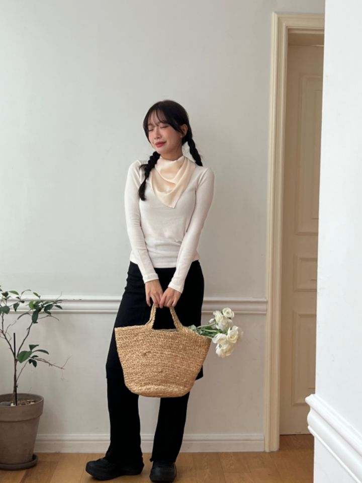 by hey/To Sewing直郵韓國代購女裝新品推薦真品長袖T恤BY HEY/TO SEWING長袖T恤
