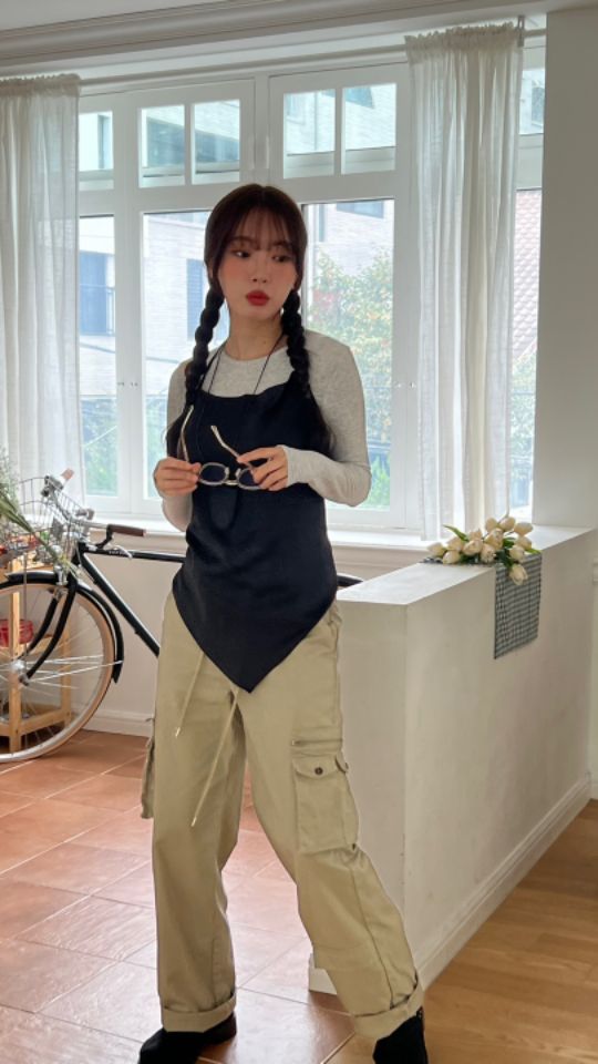 by hey/To Sewing直郵韓國代購女裝新品推薦真品長袖T恤BY HEY/TO SEWING長袖T恤