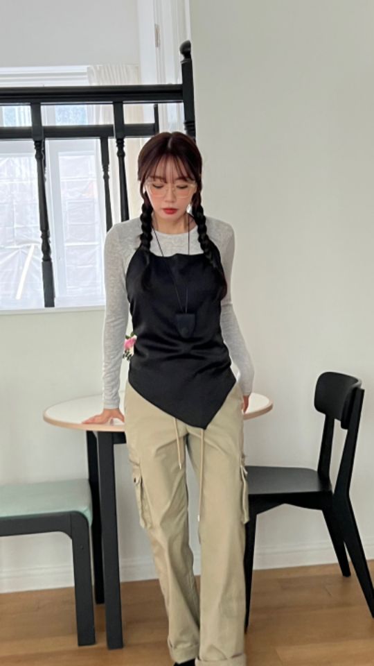 by hey/To Sewing直郵韓國代購女裝新品推薦真品長袖T恤BY HEY/TO SEWING長袖T恤
