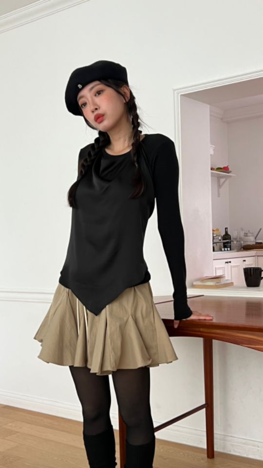 by hey/To Sewing直郵韓國代購女裝新品推薦真品長袖T恤BY HEY/TO SEWING長袖T恤圖色3